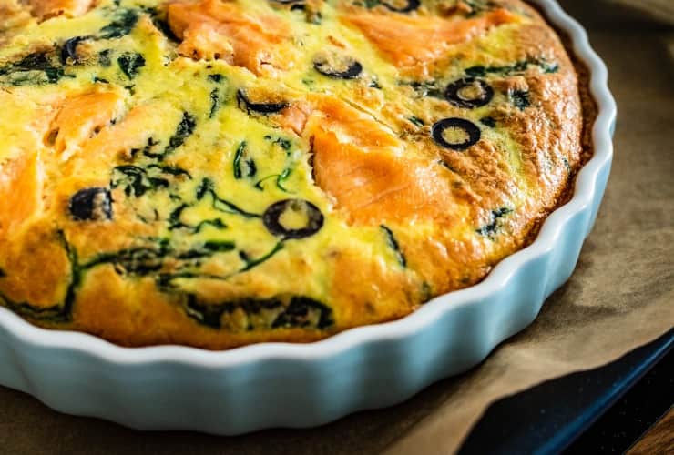 Frittata di albume avanzato al forno