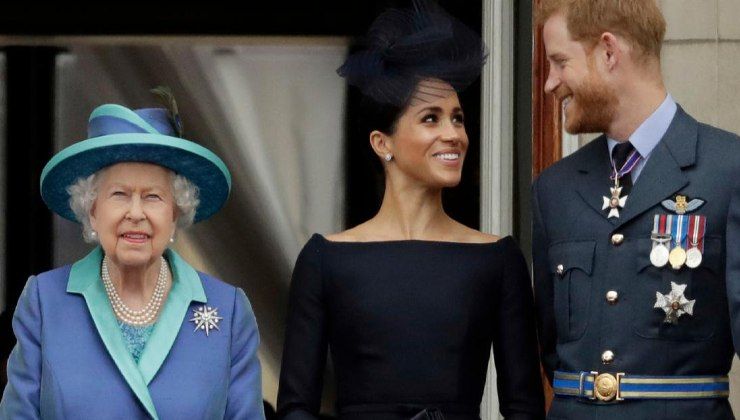 Regina Elisabetta, Meghan e Harry