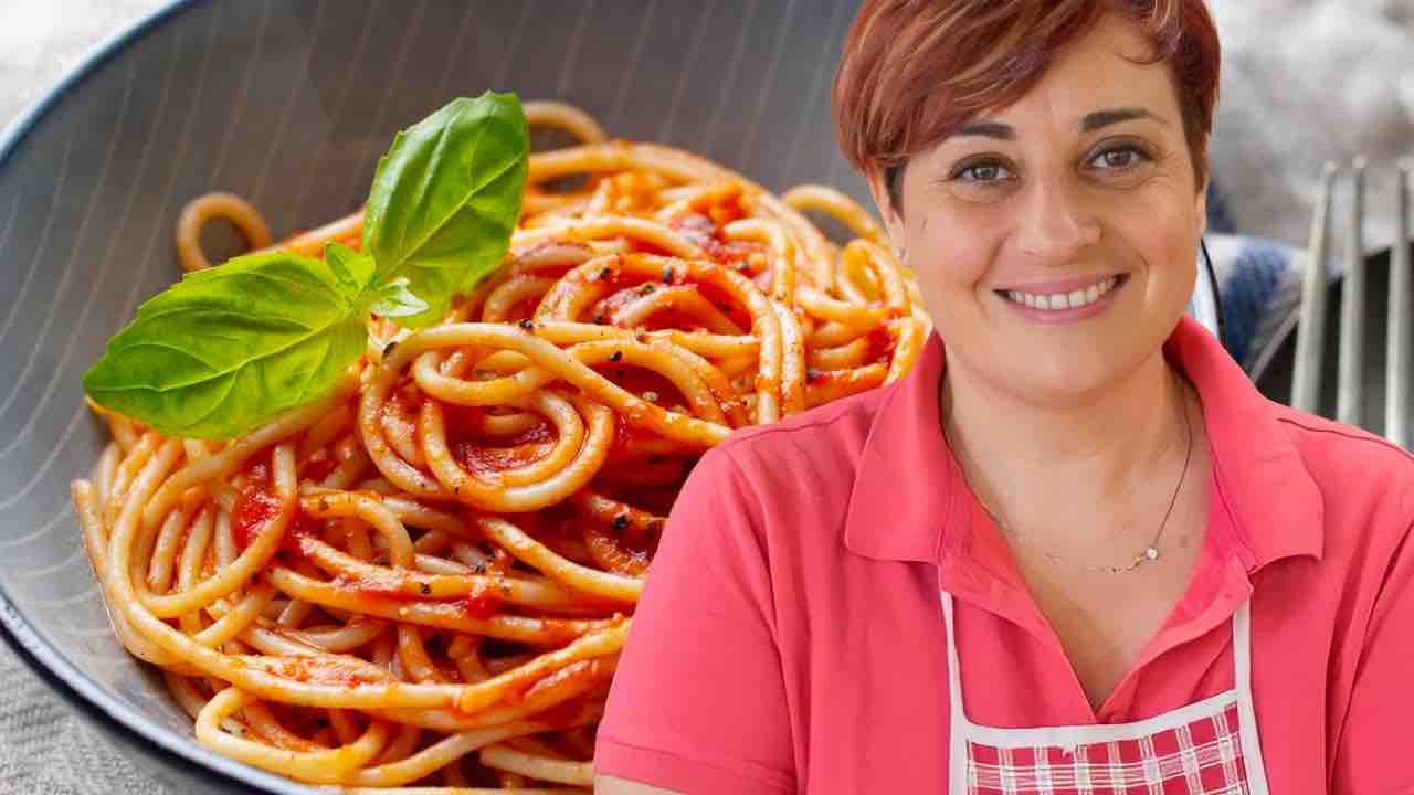 spaghetti con pomodori di Benedetta Rossi