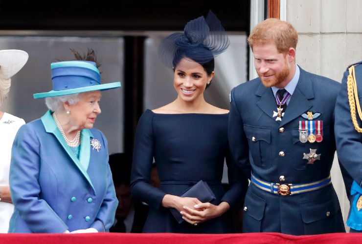 Elisabetta, Meghan e Harry