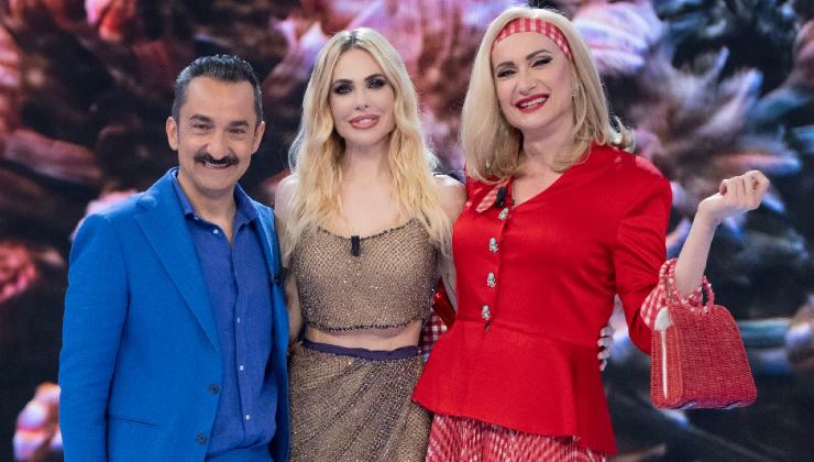 Nicola Savino, Ilary Blasi e Vladimir Luxuria