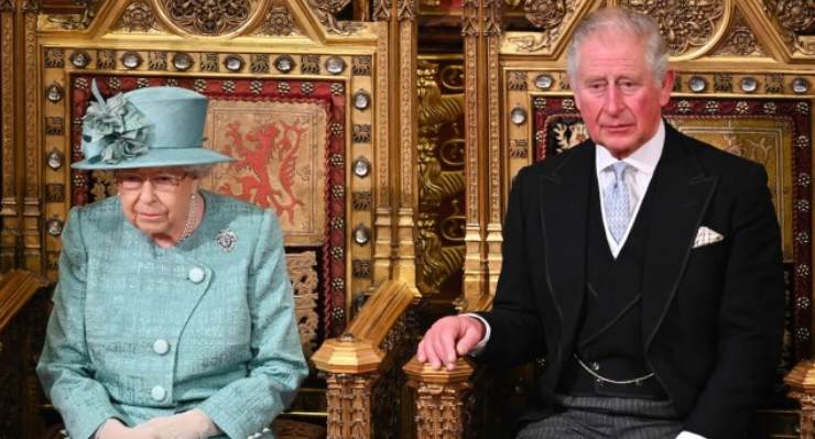 Principe Carlo e la Regina Elisabetta