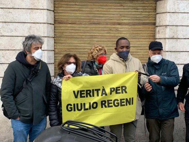 Sit-in per Giulio Regeni