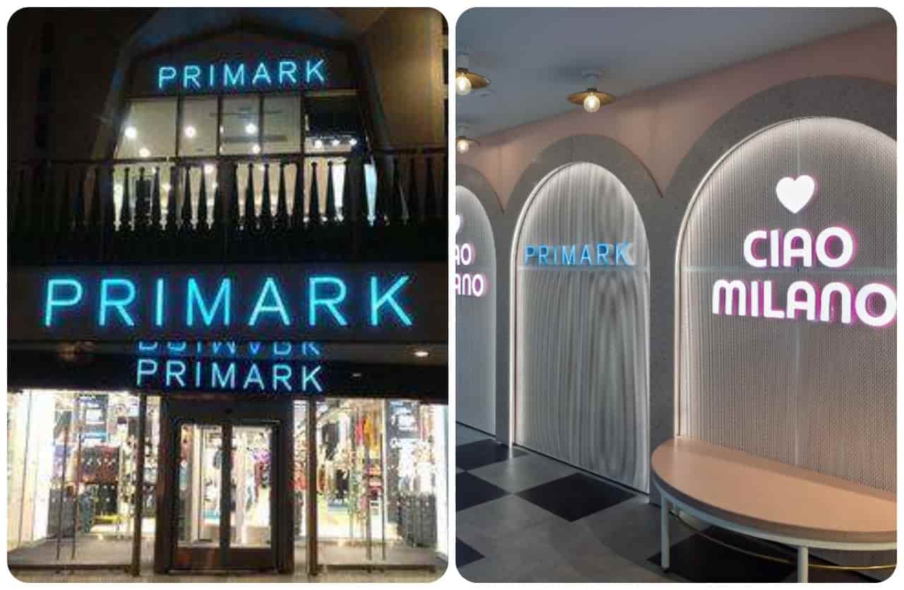 Primark, vetrina negozi a Milano