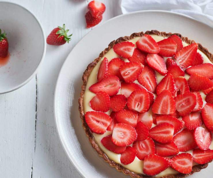 Torta alle fragole per la festa della mamma