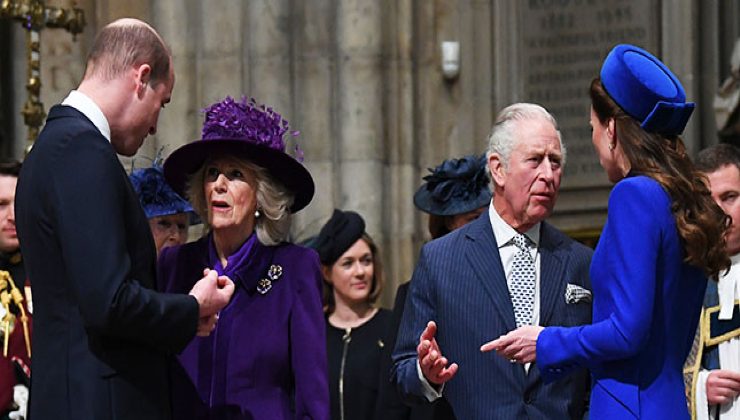 Carlo, Camilla, Kate e William