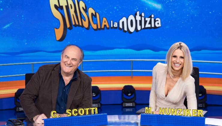 Striscia la Notizia, Gerry Scotti e Michelle Hunziker