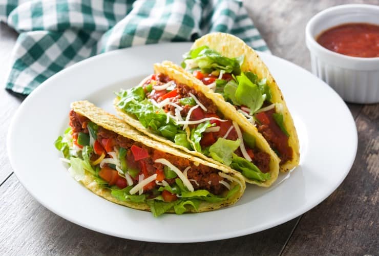 Tacos vegetariani