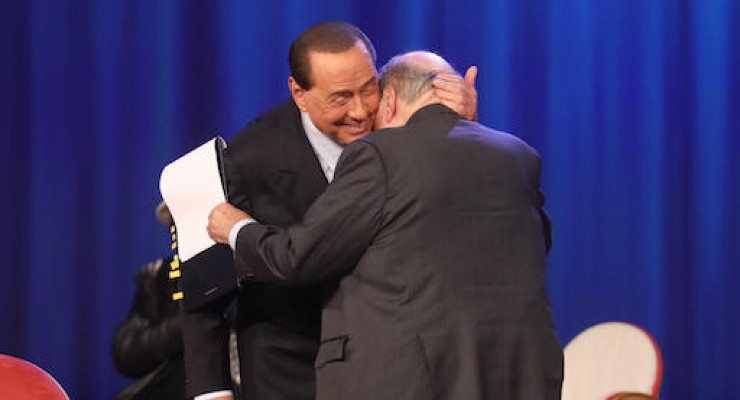 Maurizio Costanzo e Silvio Berlusconi