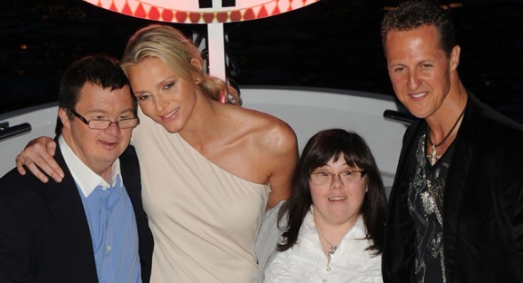 Schumacher e Charlene di Monaco