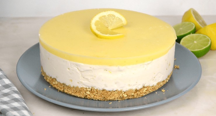 Torta savoiardi e limone