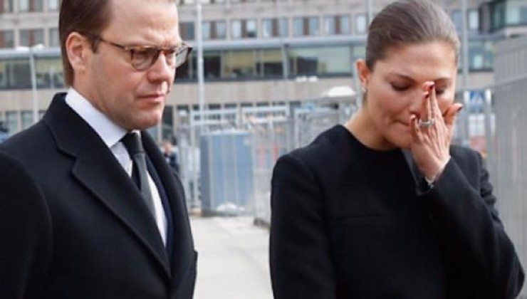 La principessa con il marito Daniel