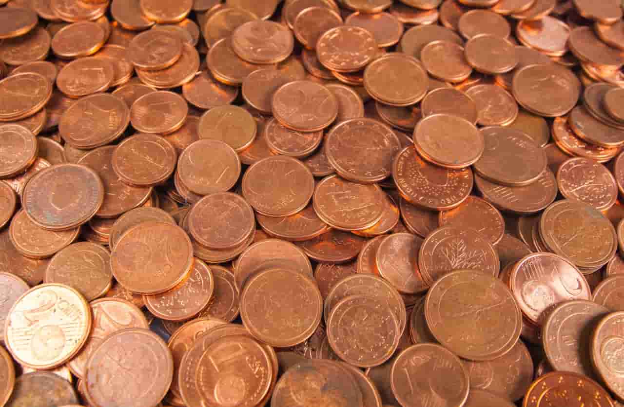 1 cent coins