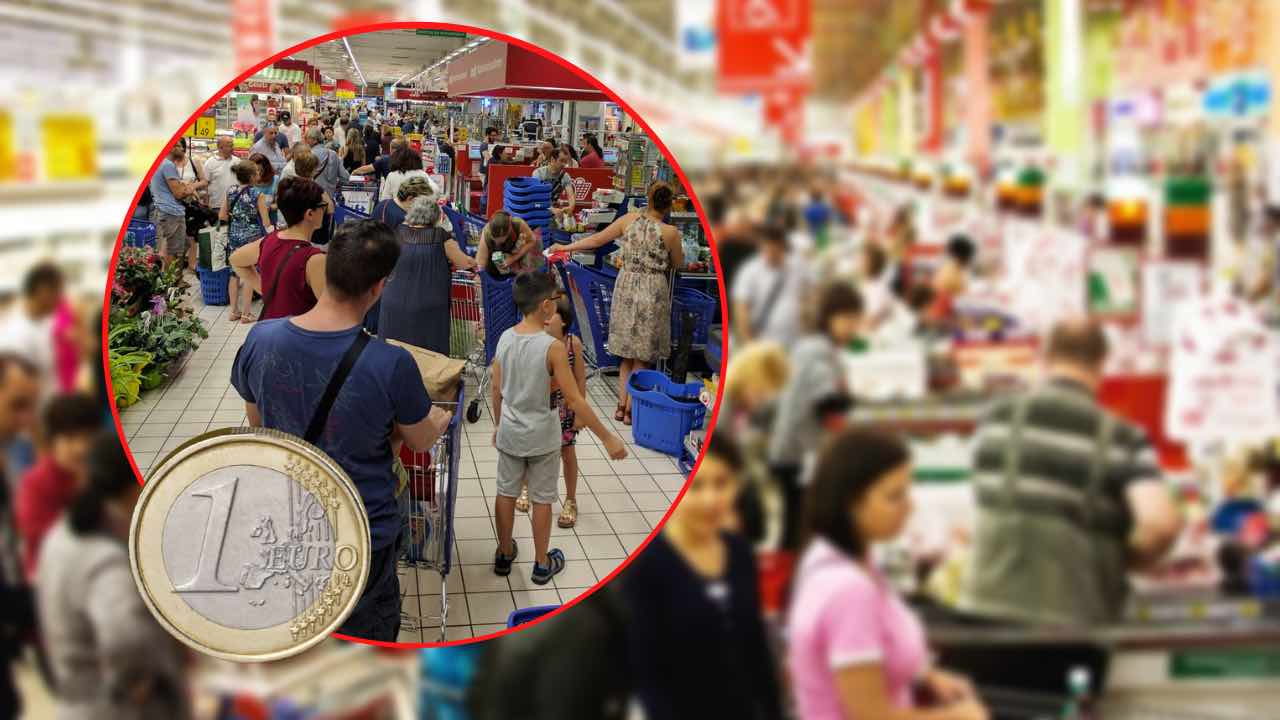 File alla cassa del supermercato