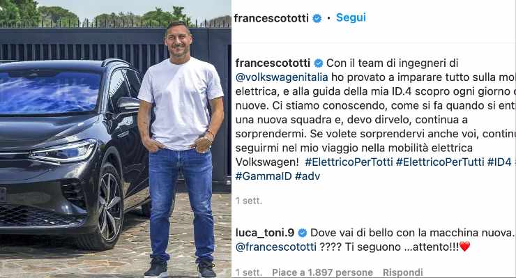 Francesco Totti e Luca Toni