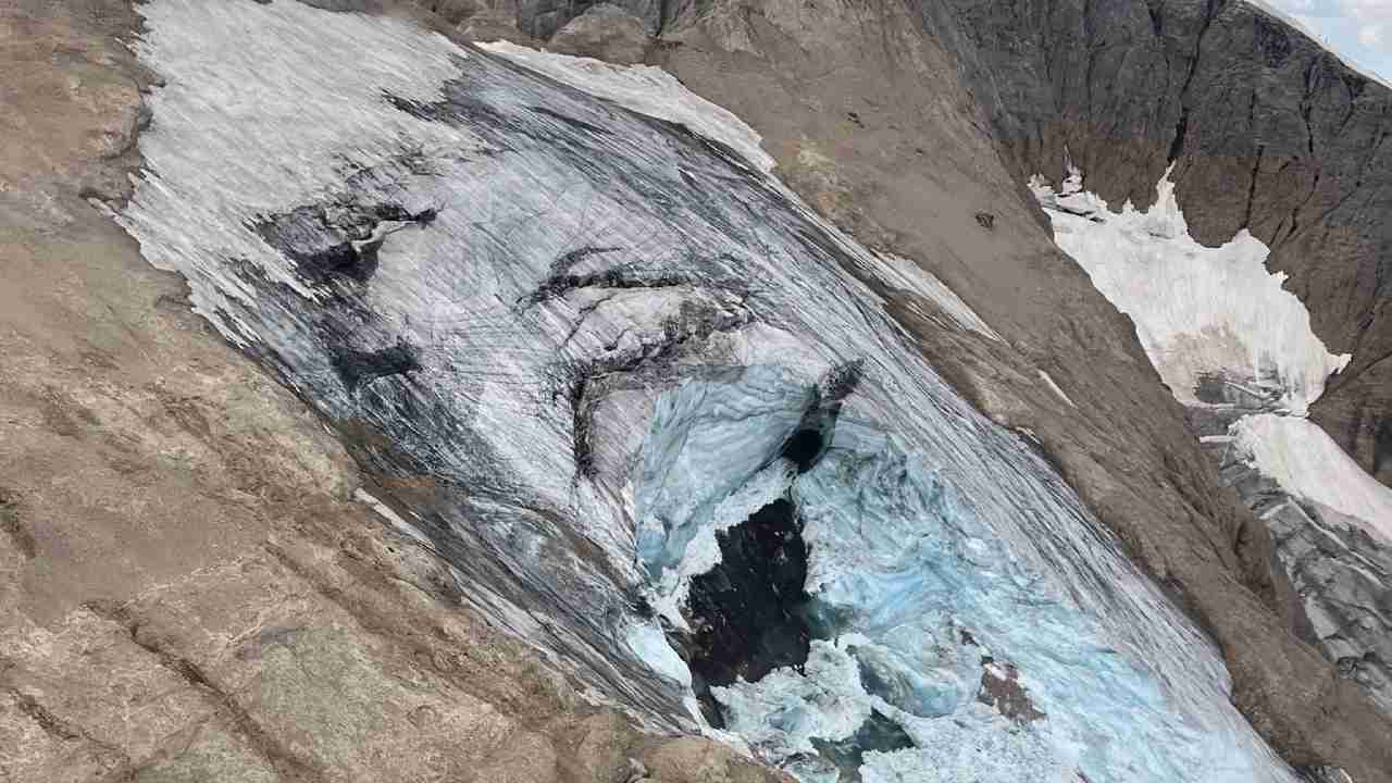 Seracco sulla Marmolada