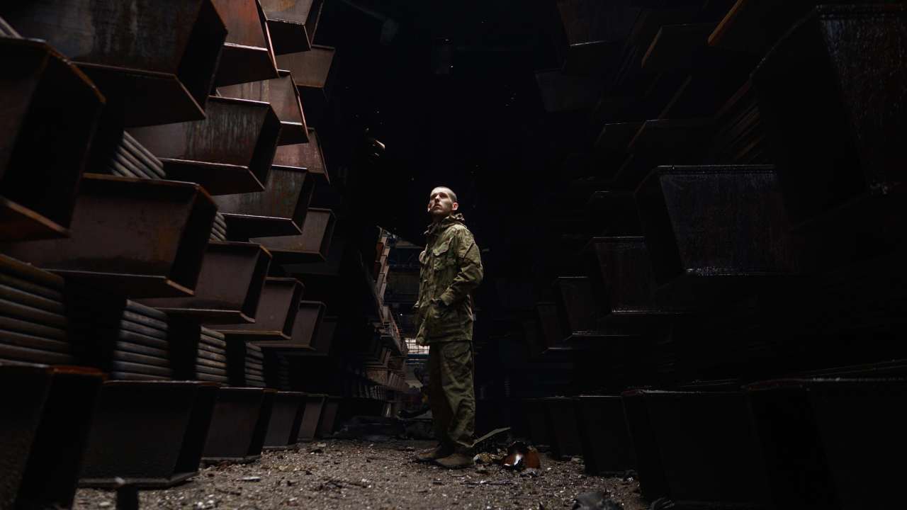 Ucraina, un soldato durante la guerra