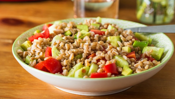 Farro in insalata