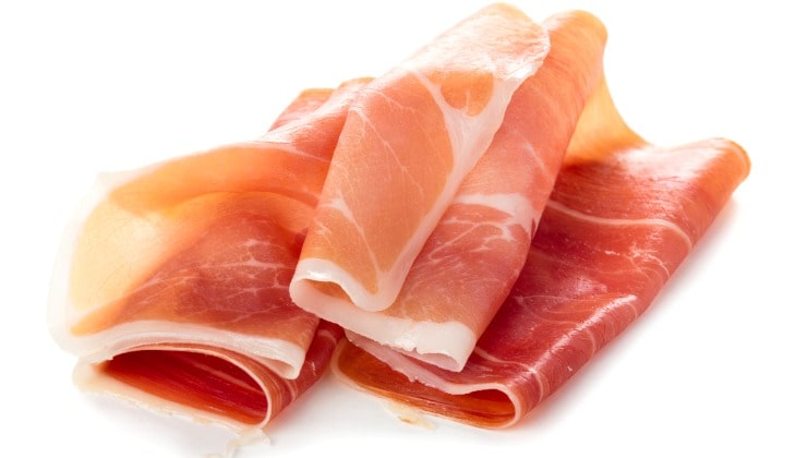 Fettine di prosciutto crudo