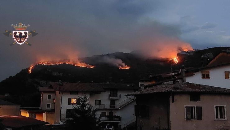 incendio Alto Adige Nago