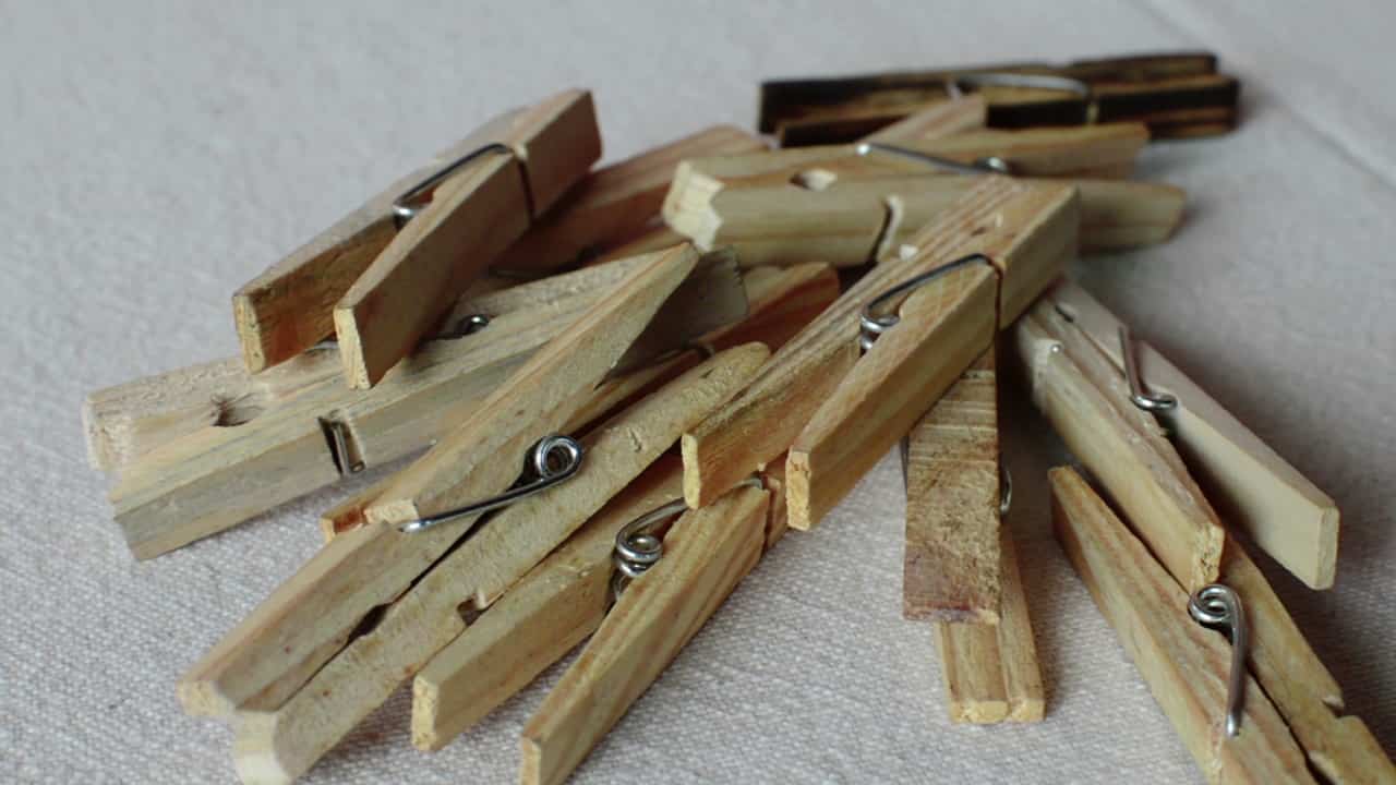 Mollette di legno