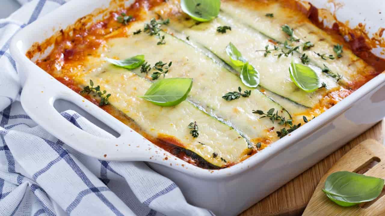 Parmigiana di zucchine bianca