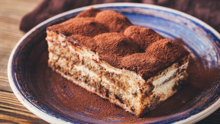 Porzione di tiramisù