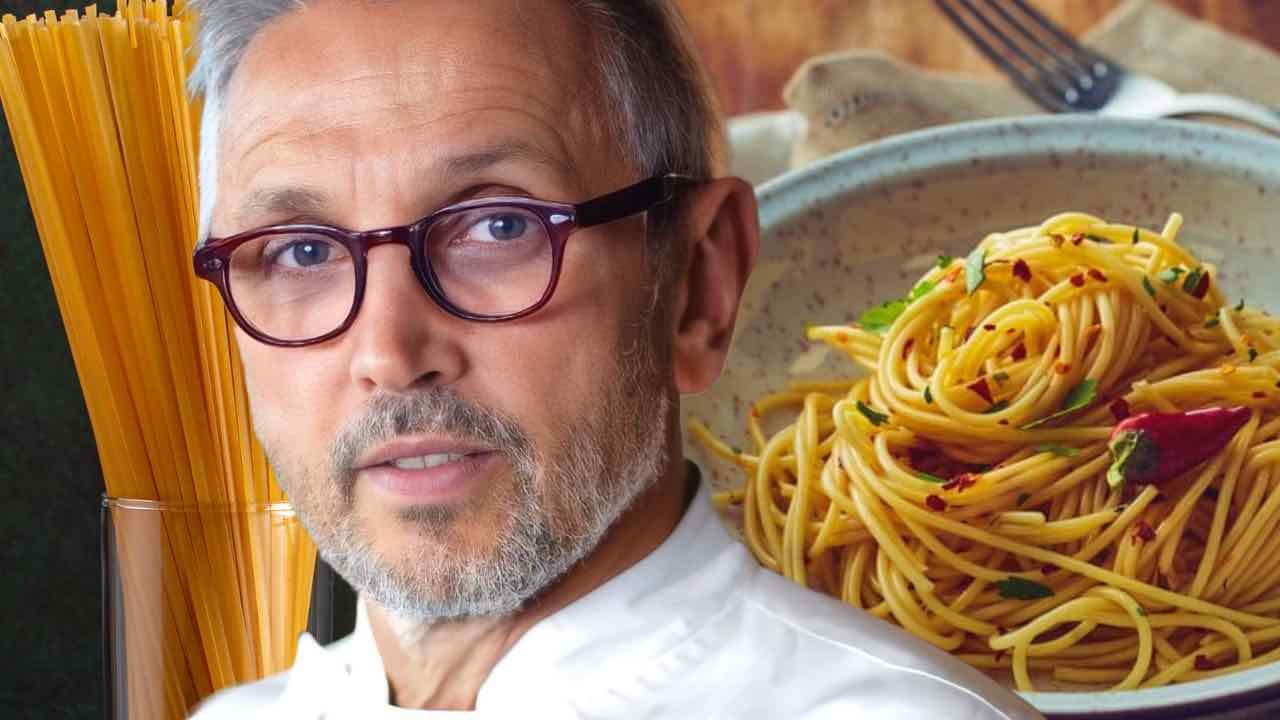 spaghetti aglio e olio di Bruno Barbieri