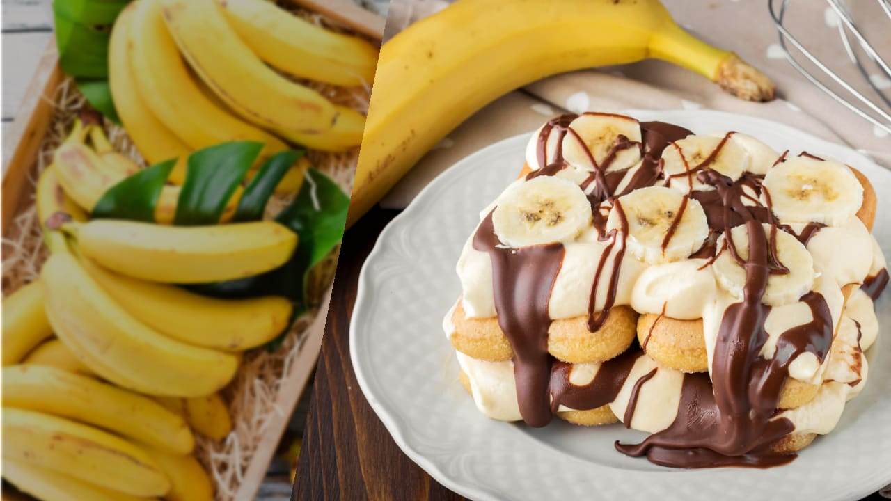 Dessert banana