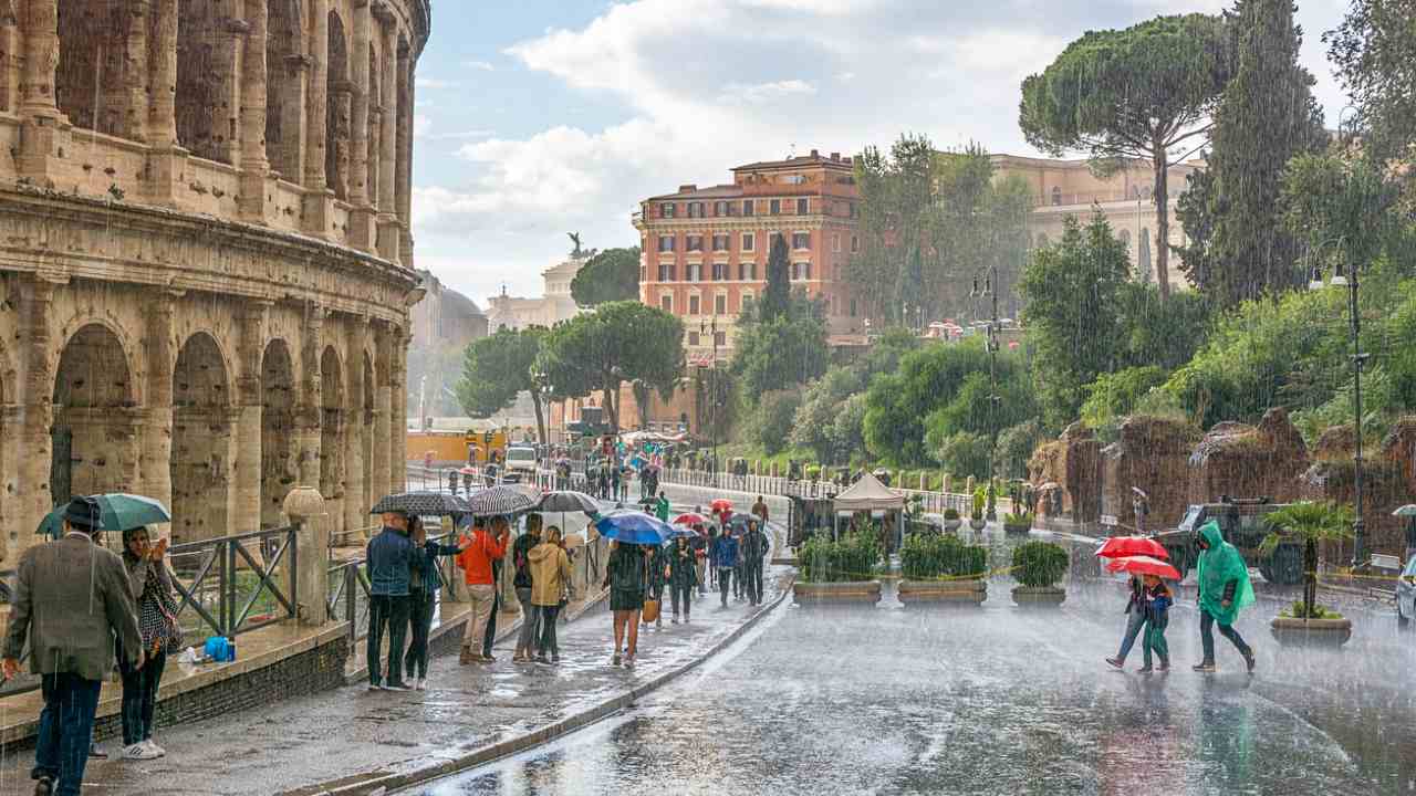 Allerta meteo a Roma
