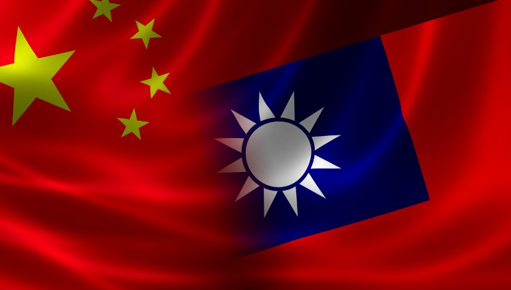Cina - Taiwan bandiere 