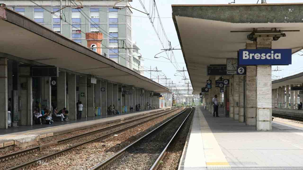 La stazione di Brescia, dove è stata trovata la 13enne