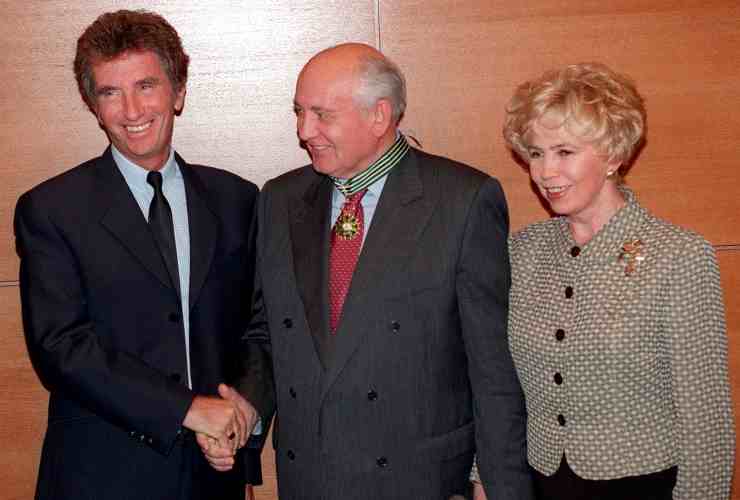 Michail Gorbaciov con la moglie Raissa