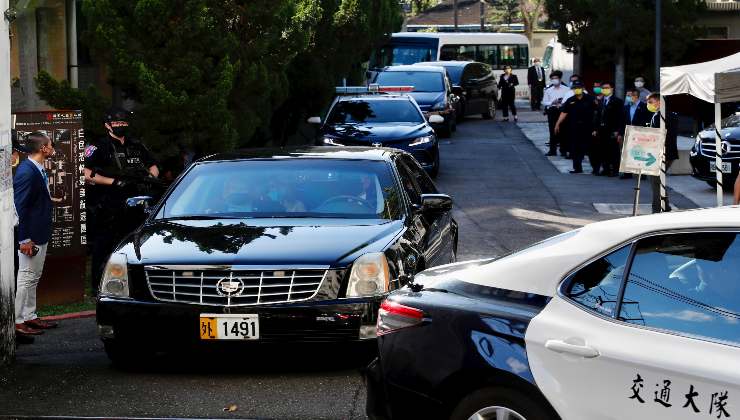 Arrivo a Taiwan di Nancy Pelosi 