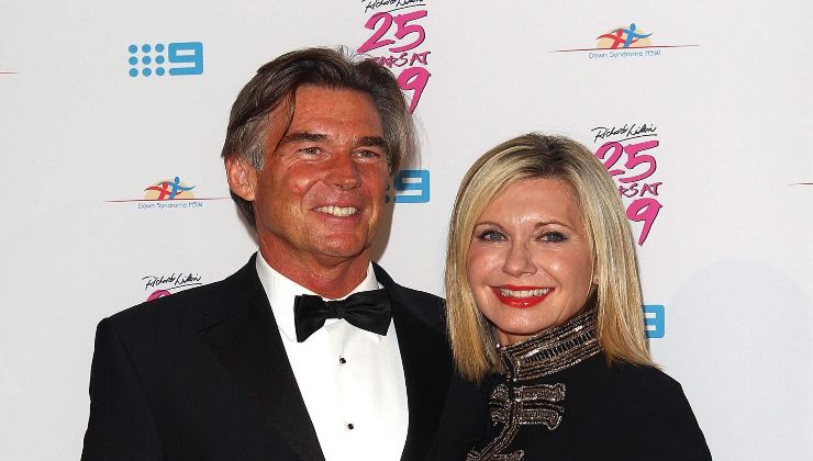 Olivia Newton John e il marito Easterling 