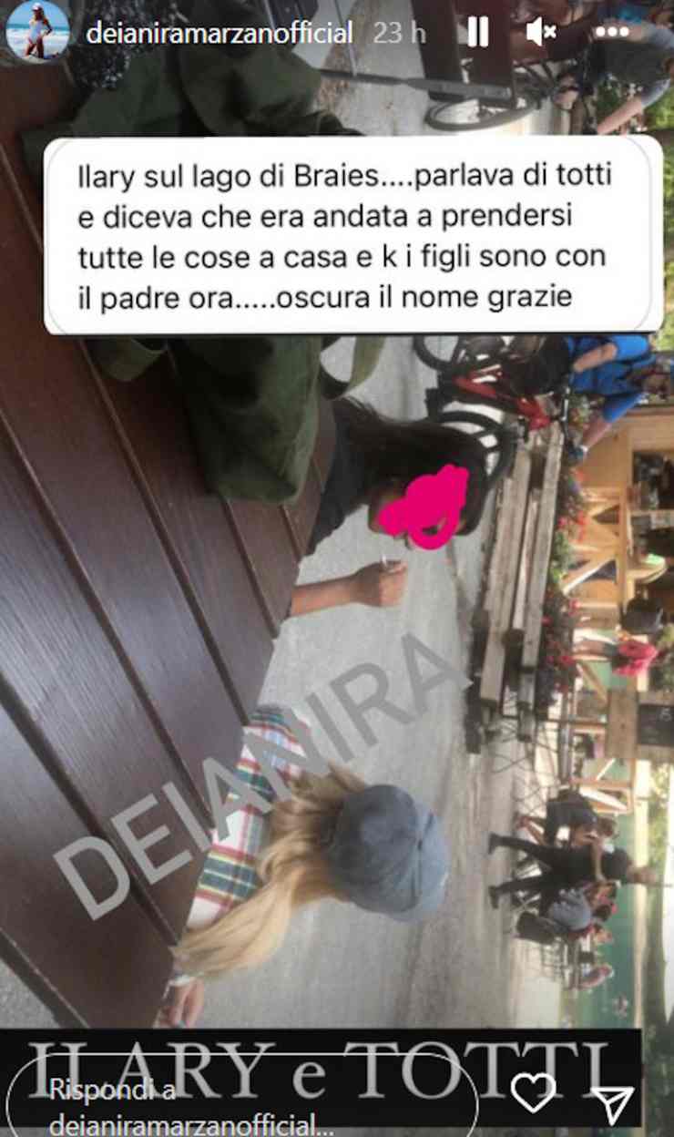 Ilary Blasi e la reazione alla nuova paternità di Totti