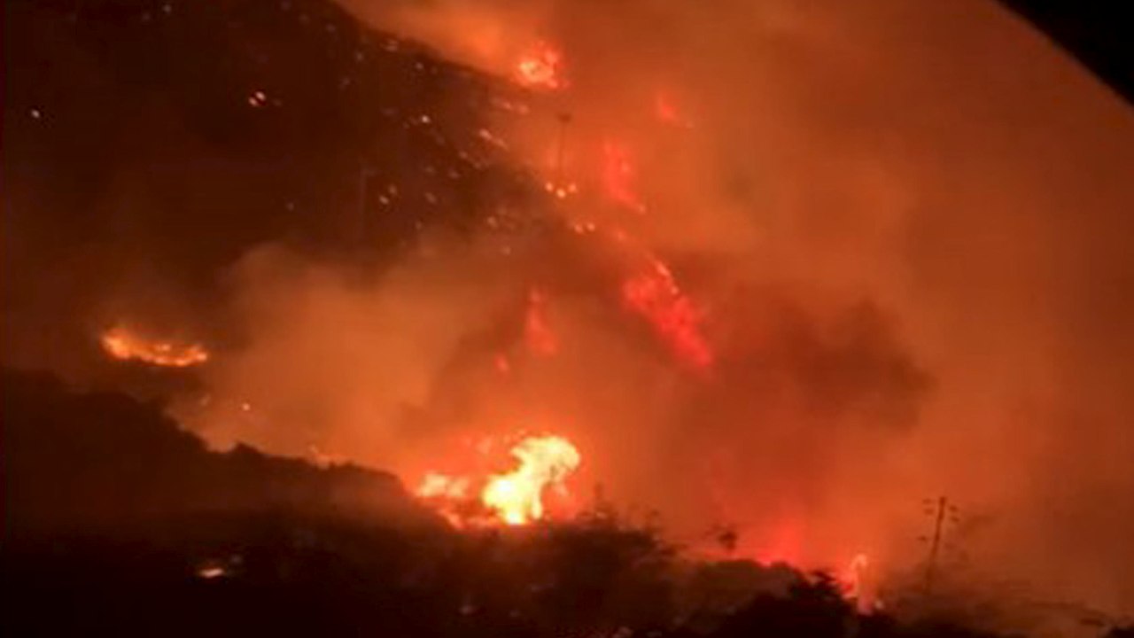 Incendio a Pantelleria 