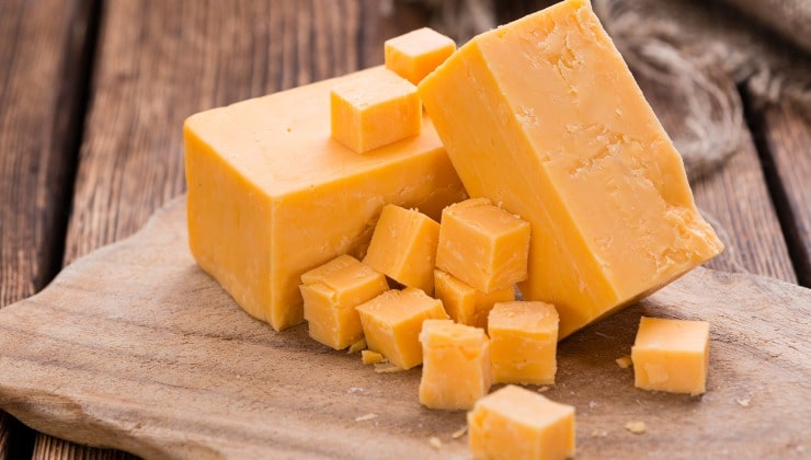Porzione di Cheddar