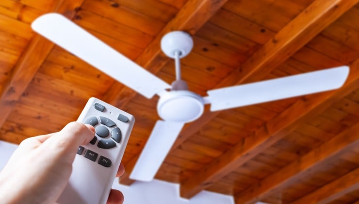 Ventilatore a soffitto con telecomando