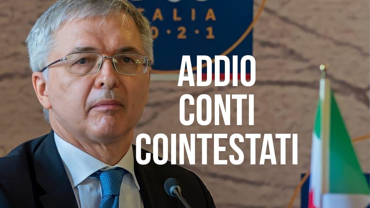 Addio conti cointestati