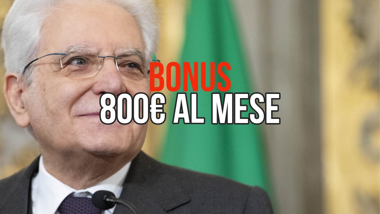 Bonus ottocento euro