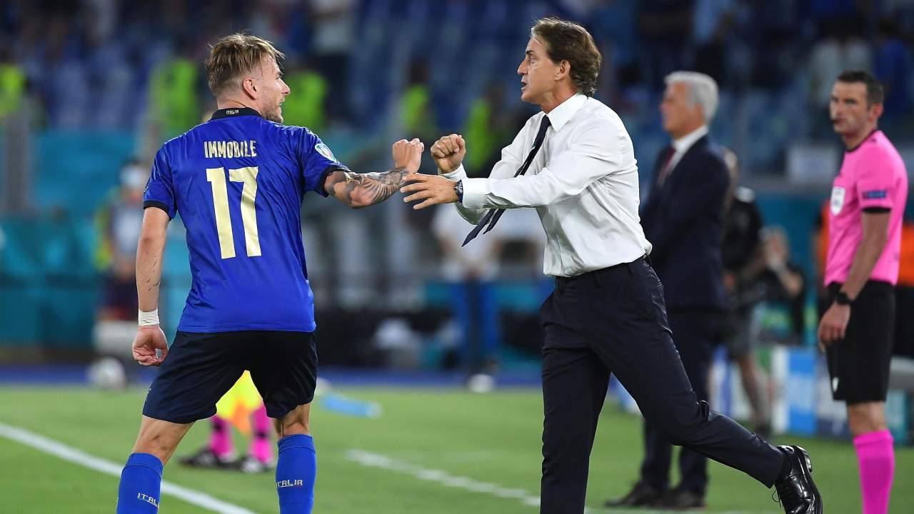 Immobile e Mancini