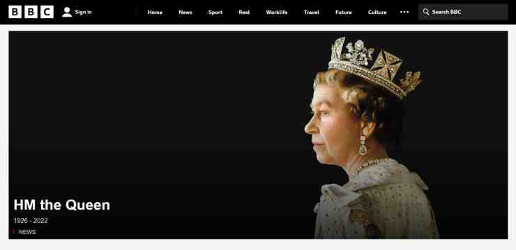La morte di Elisabetta II