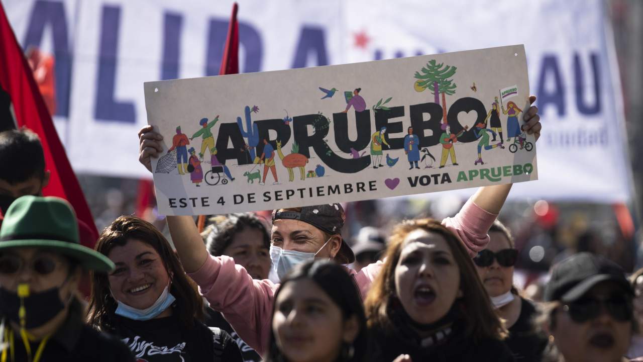 Manifestanti Cile