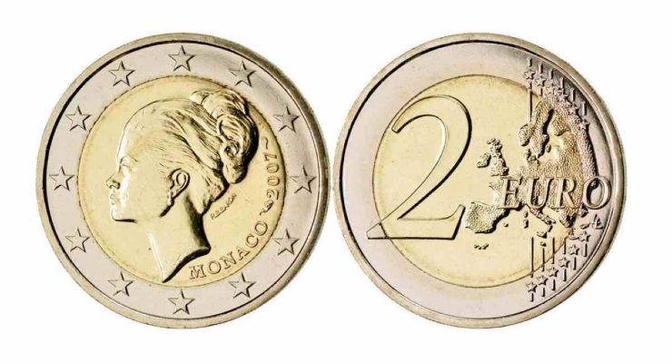 Moneta Grace Kelly da 2 euro