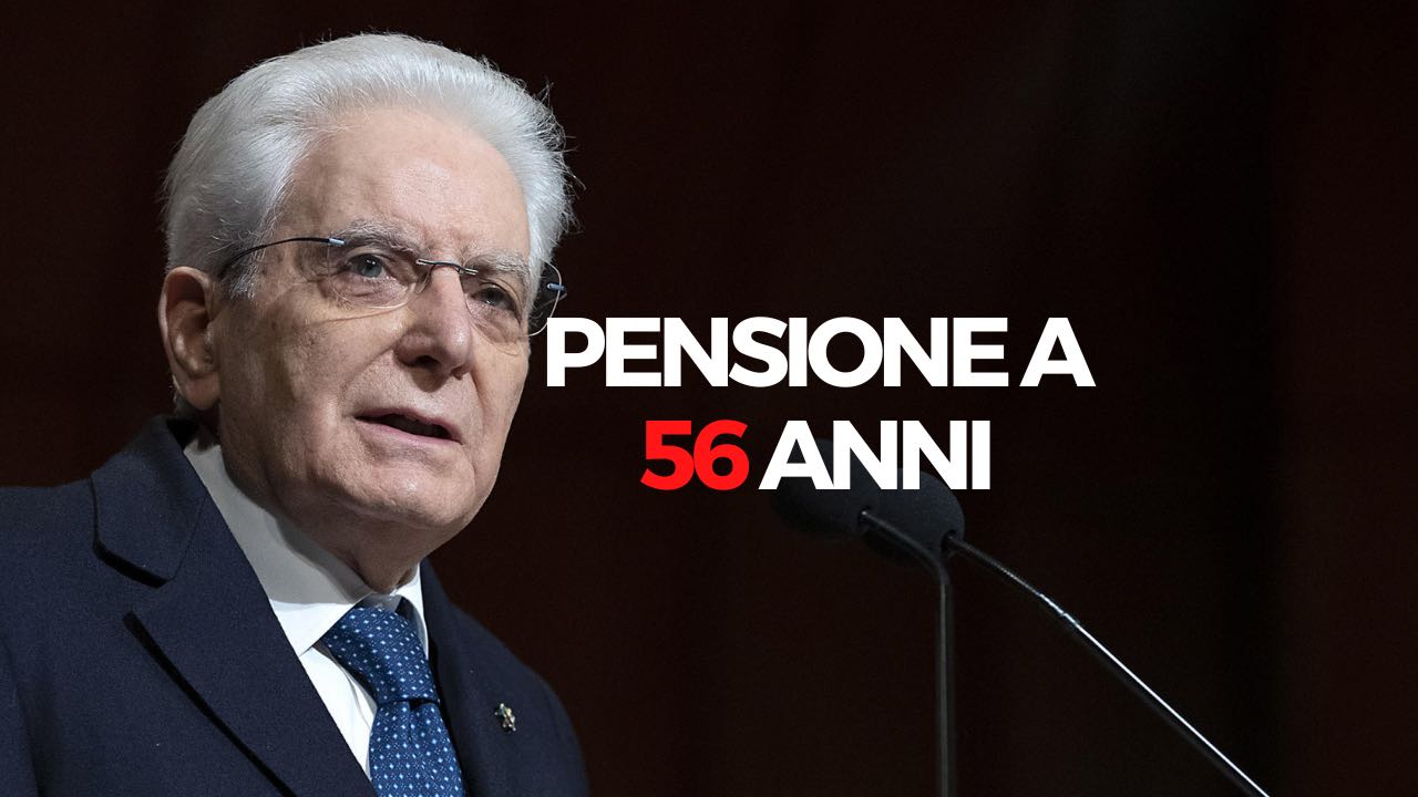 Pensione a 56 anni