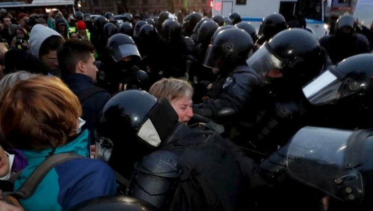 Proteste in Russia contro la guerra