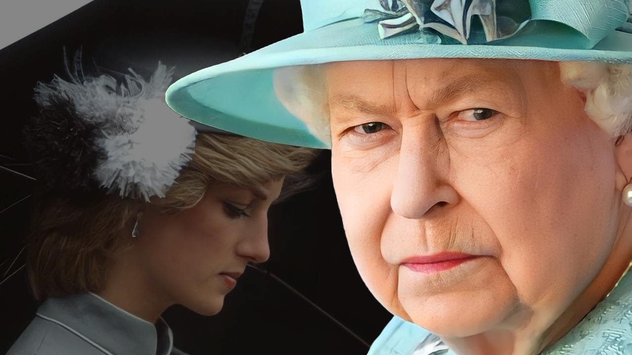 Regina Elisabetta e Lady Diana
