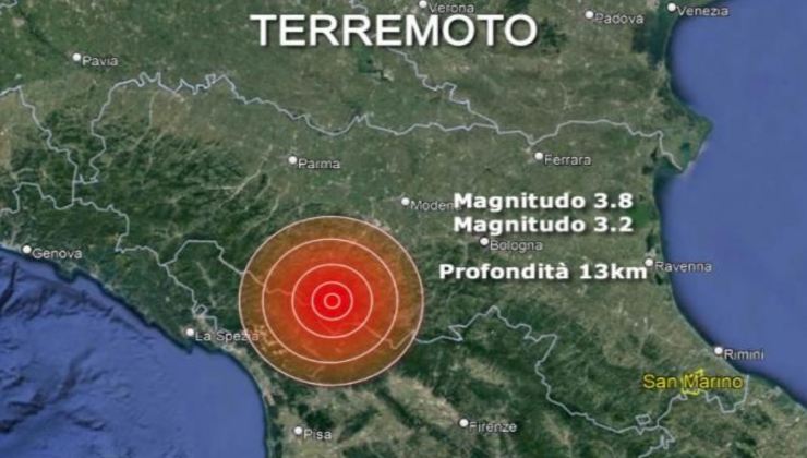 sisma in Emilia Romagna
