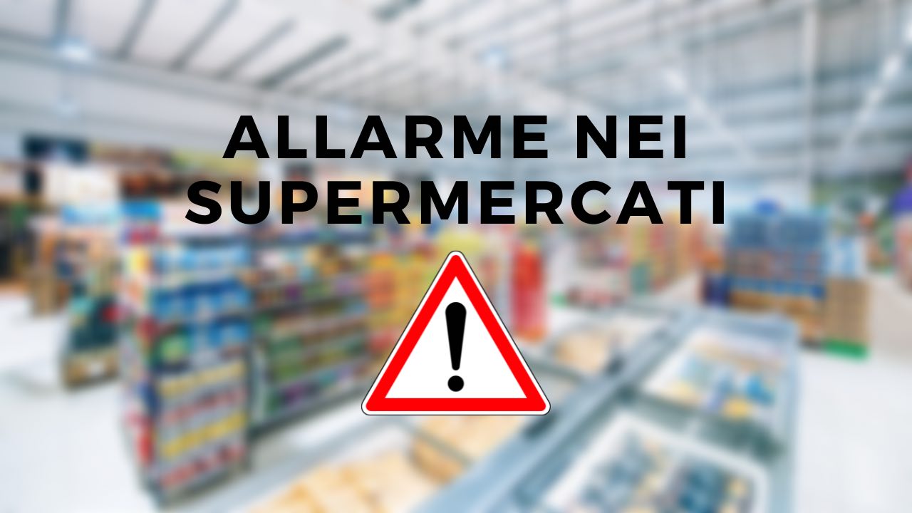 allarme nei supermercati